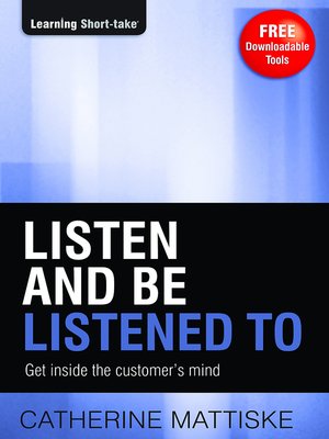 cover image of Listen and Be Listened To